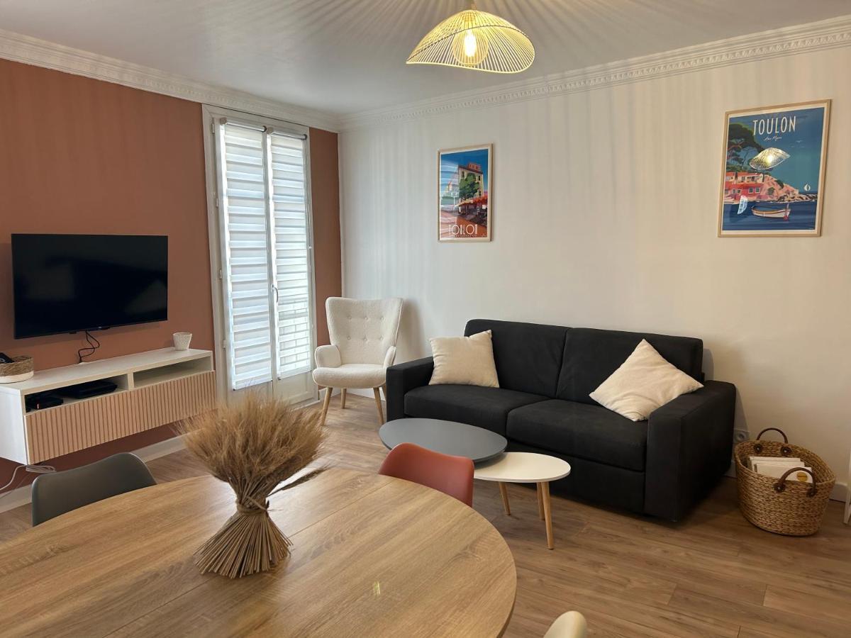 Duplex Climatise Proche Port Toulon Apartamento Exterior foto